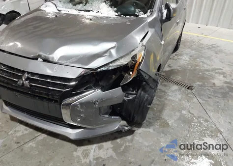 2021 Mitsubishi Mirage Carbonite Edition/Es/Le z USA, uszkodzony, nr VIN ML32AUHJ6MH011377